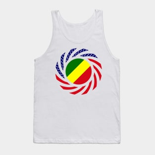 Congolese American (Republic of) Multinational Patriot Flag Series Tank Top